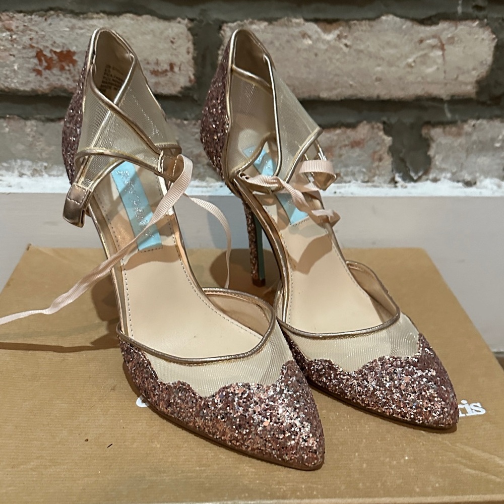 Elegant Glitter Stiletto Heels